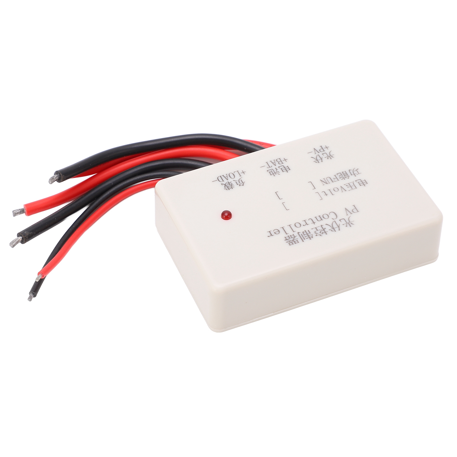 Contrôleur De Charge Solaire Étanche, Boîtier Abs, Régulateur De Batterie Pour Panneau Solaire Avec Protection Contre La Surcharge Et La Décharge Excessive, Version Avec Contrôle De La Lumière Pour La