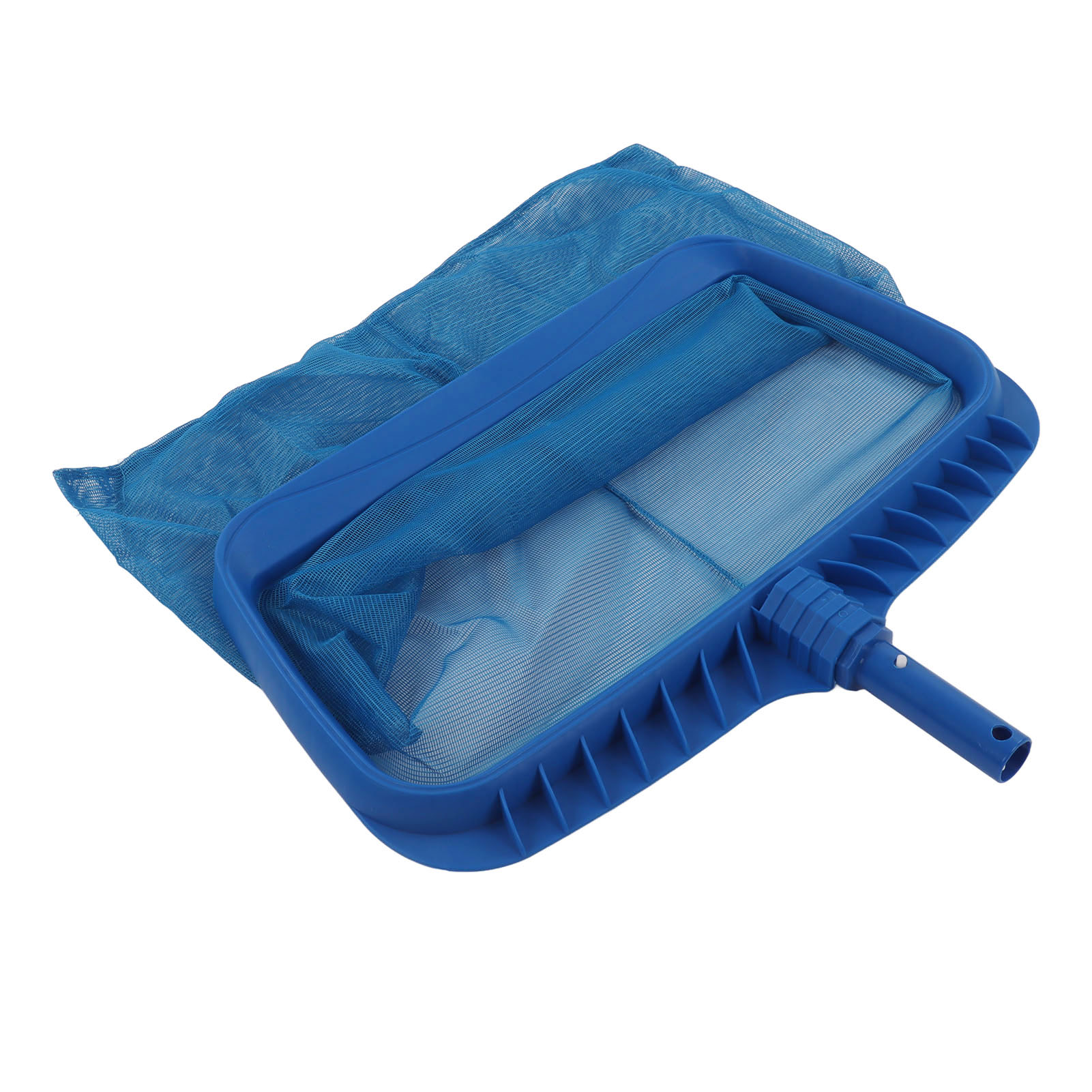 Épuisette De Piscine Robuste En Abs Bleu Avec Cadre Renforcé, Idéale Pour Les Lacs Et Les Piscines.