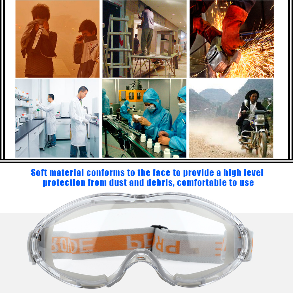 Lunettes De Sécurité, Protection Oculaire Contre Les Uv, Lunettes De Protection Antichoc Pour Le Travail (grises)