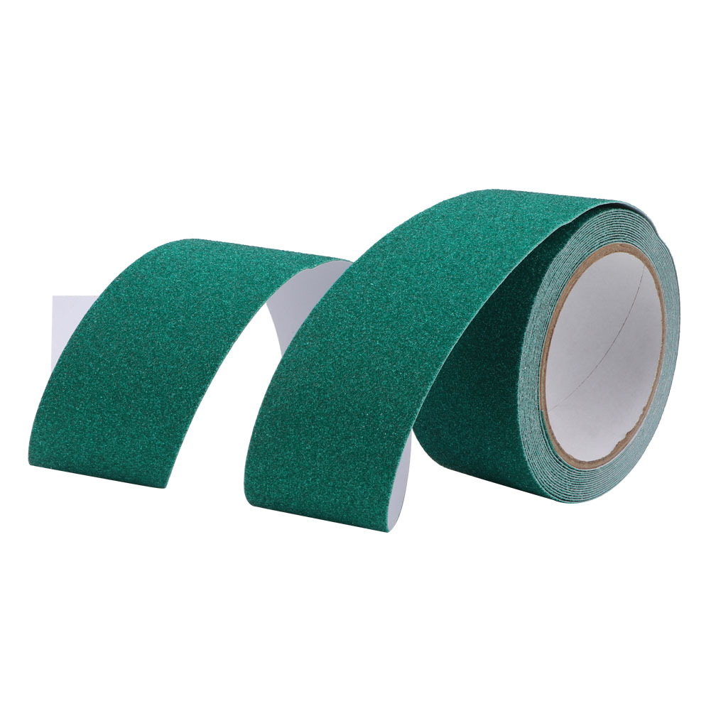 Ruban Adhésif Antidérapant En Pvc, 5 M, Couleur Sable De Quartz, Pour Sols Et Escaliers (vert).
