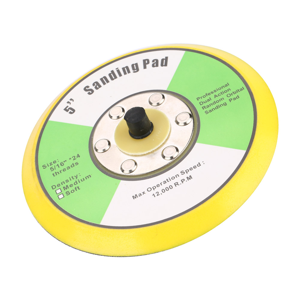 Plateau De Ponçage Et De Polissage Auto-agrippant De 125 Mm Avec Filetage M8