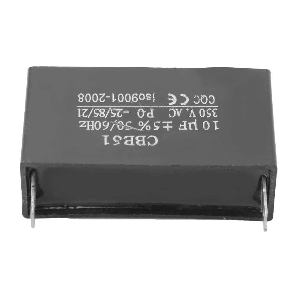 Condensateur De Démarrage Pour Moteur De Ventilateur Cbb61, Condensateur Plastique 350 V Ca, 10 Μf ±5 %, 50/60 Hz