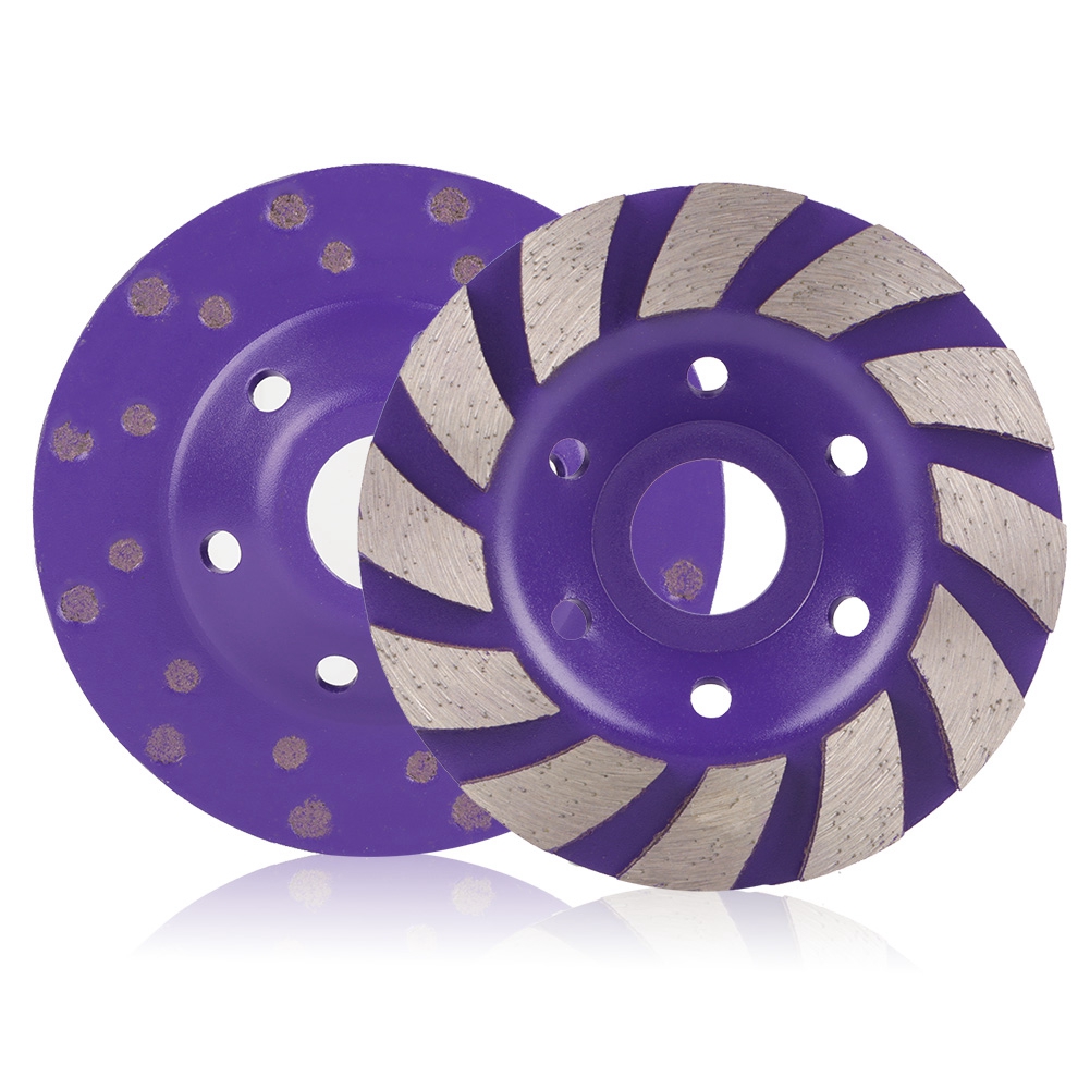 Disque À Meuler Diamanté Segmenté 100 Mm X 5 Mm, 6 Trous, Pour Marbre, Béton Et Pierre