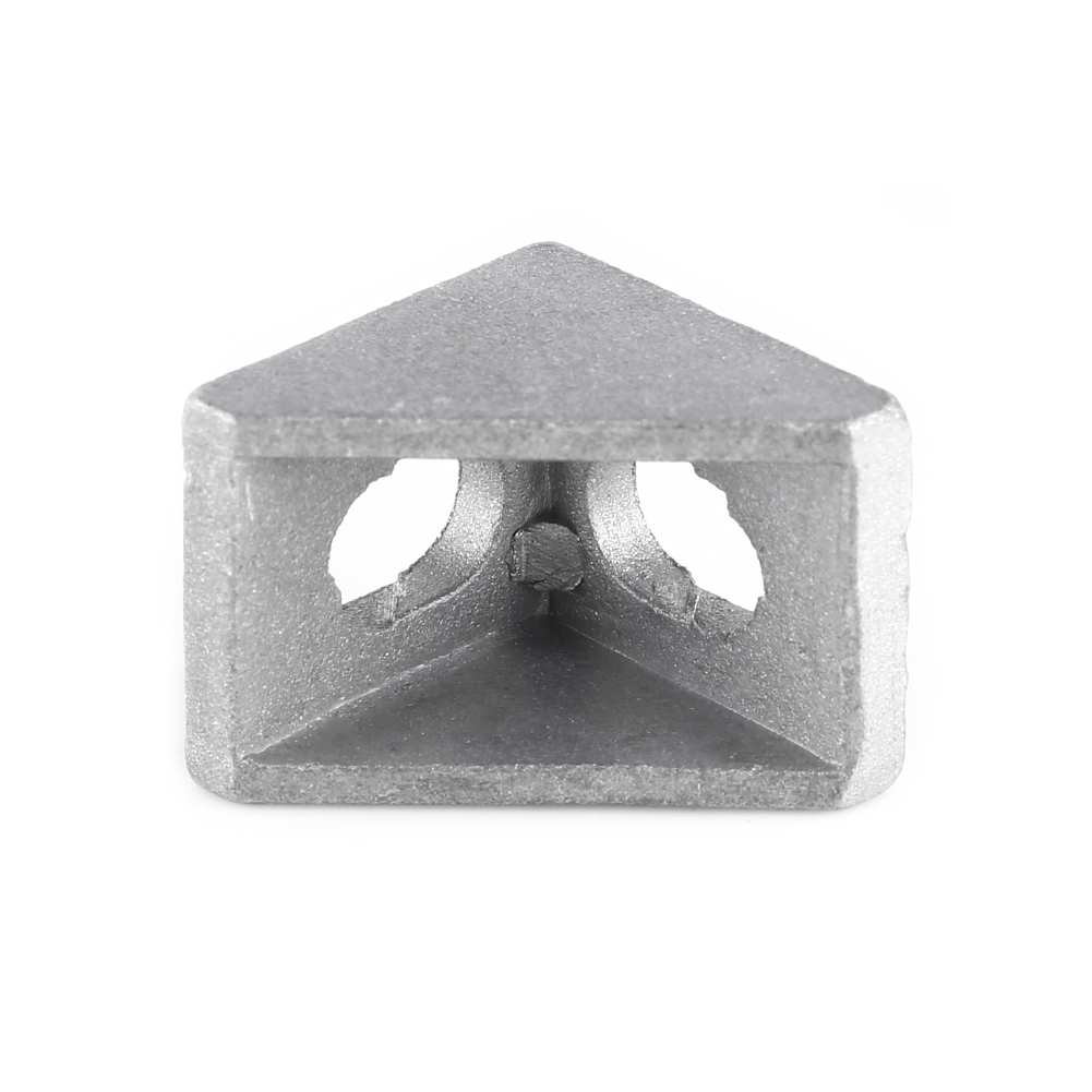 10 Équerres D'Angle En Alliage D'Aluminium En Forme De L, Fixations À Angle Droit 20 X 20 Mm