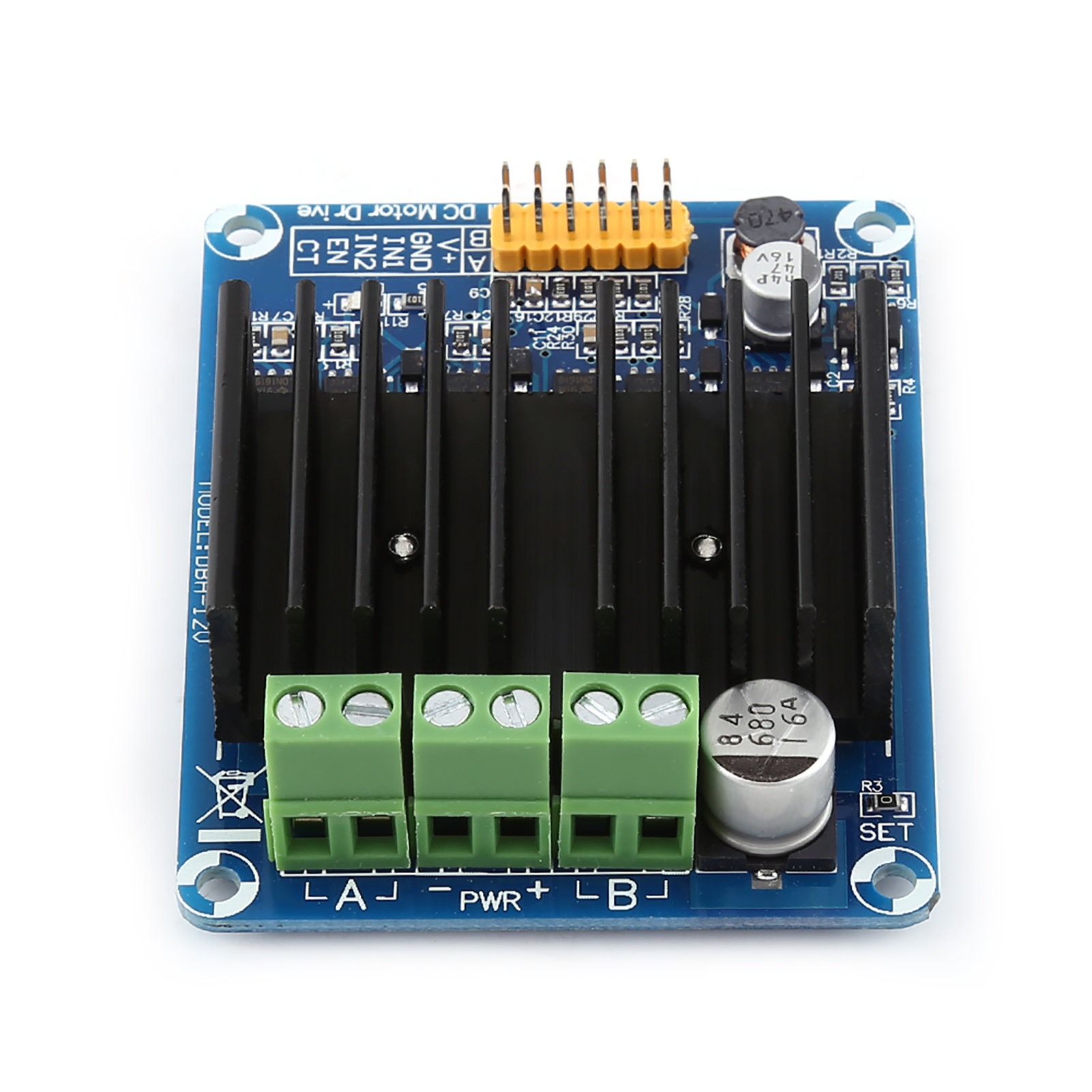 1 Module De Commande De Moteur À Pont En H Double Canal Dc5-12v 0a-30a