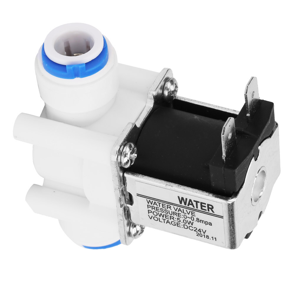 Électrovanne Électrique 24 V Cc N/c En Plastique À Connexion Rapide Pour Purificateur D'Eau