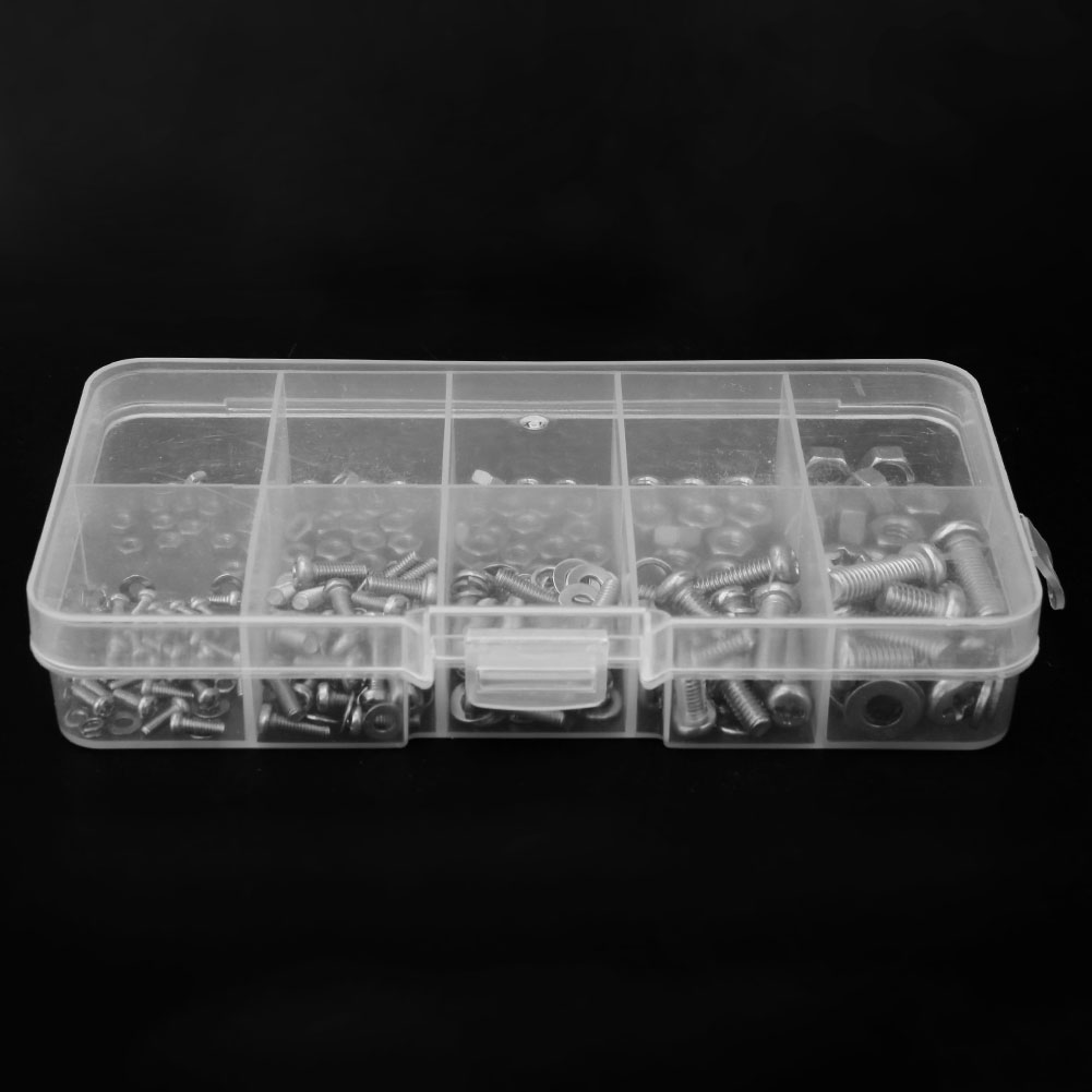 Kit De 240 Boulons En Croix, Écrous Et Joints, En Acier Inoxydable, Tailles M2, M2.5, M3, M4 Et M5.