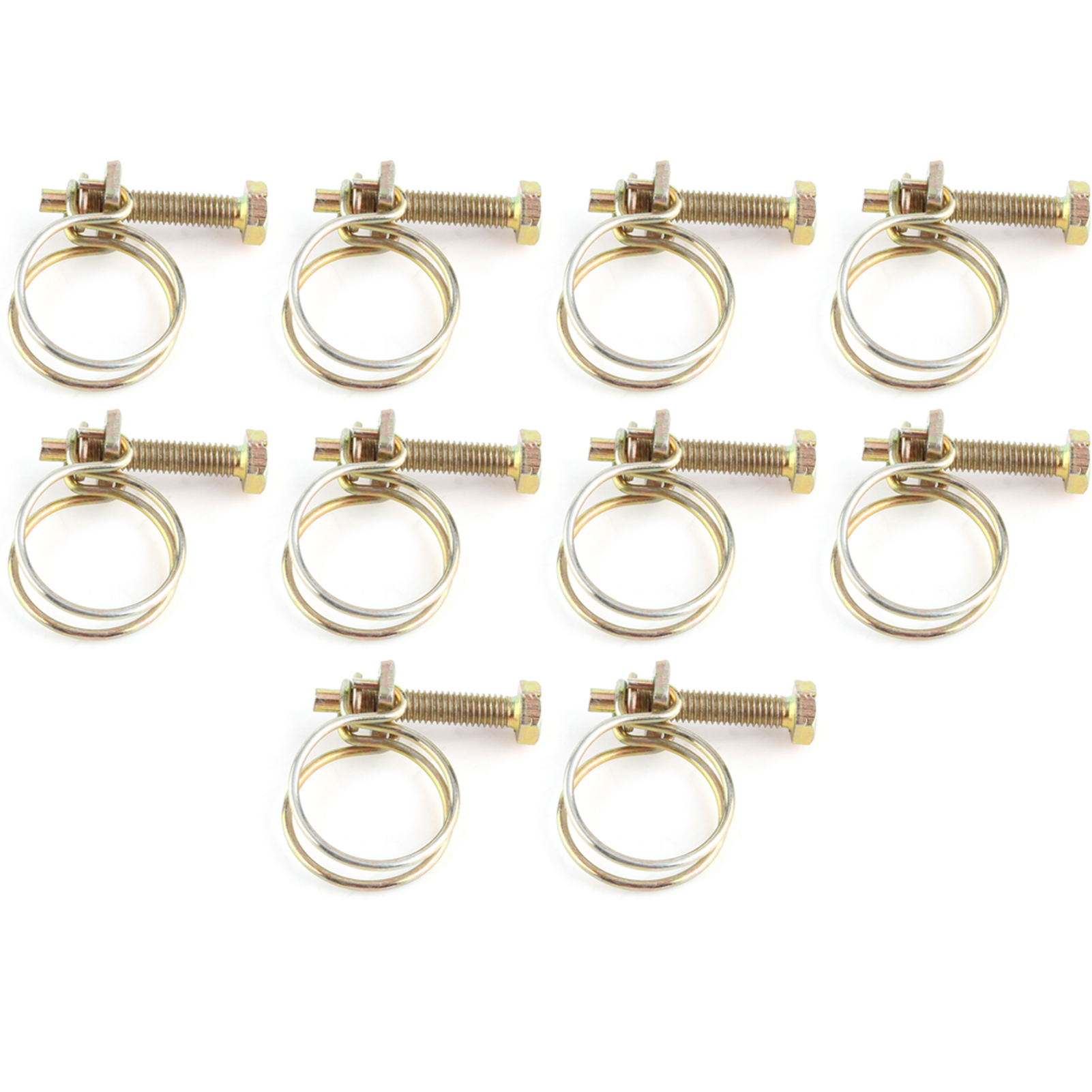 Collier De Serrage À Double Fil Pour Tuyau D'Arrosage, Outil De Fixation (16 Mm - 19 Mm)