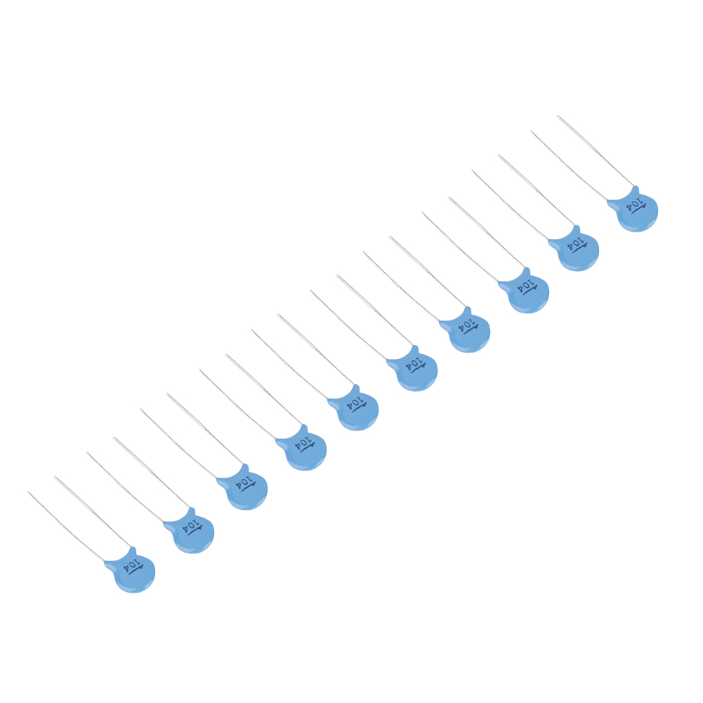 Lot De 50 Condensateurs Céramiques À Disque Haute Tension 1000 V, 104 Mω, 0,1 Μf (100 Nf).