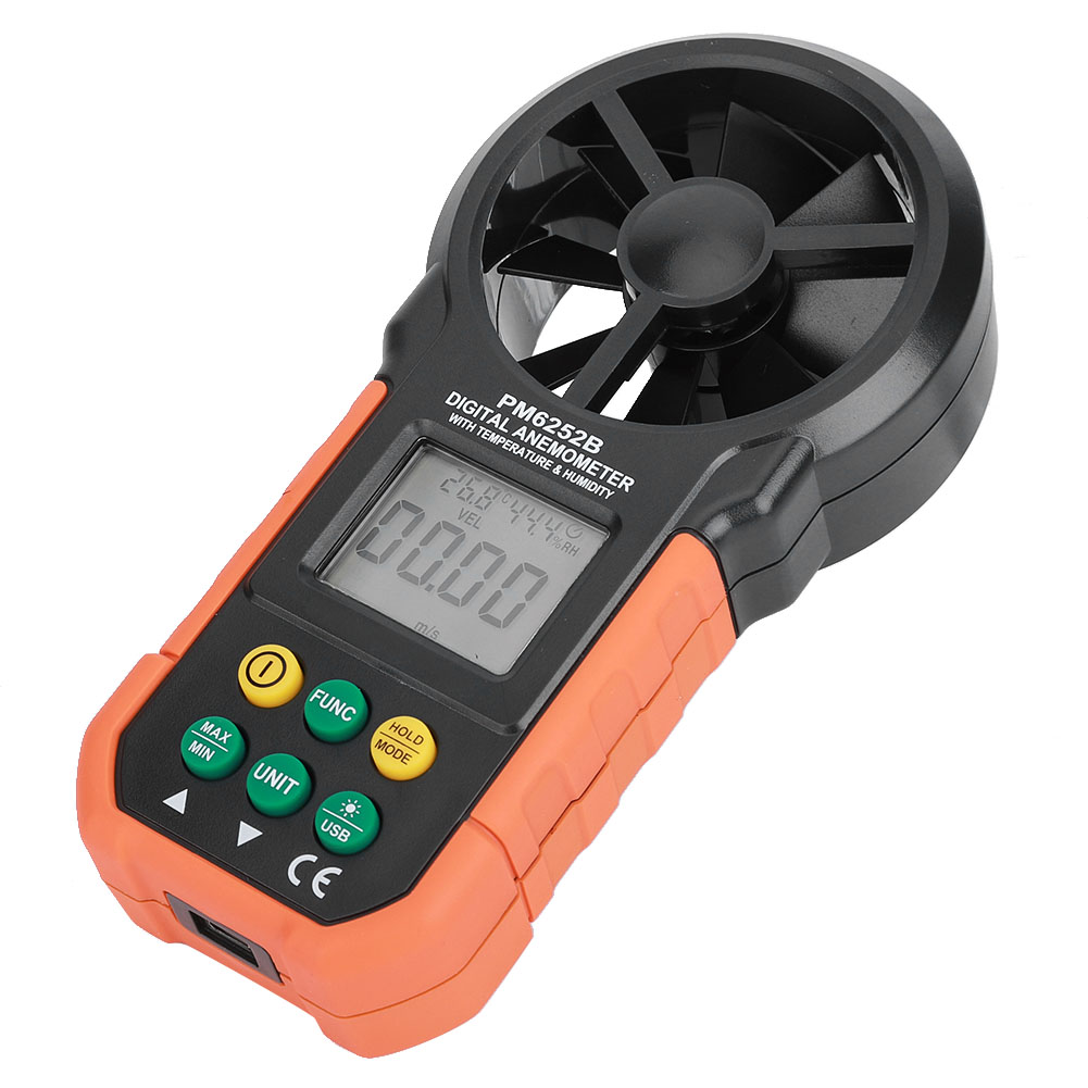 Peakmeter Pm6252b Anémomètre Numérique Portable De Haute Précision