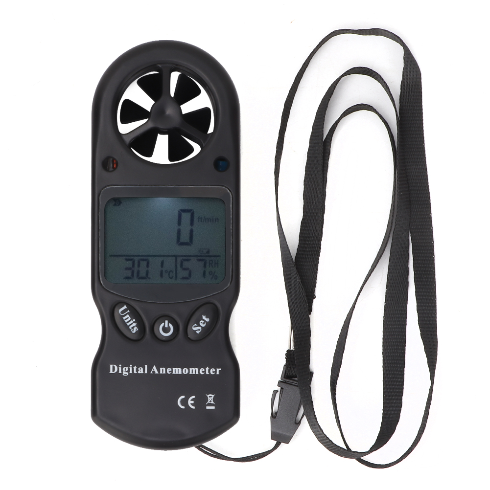 Tl-300 Mini Thermomètre, Hygromètre Et Anémomètre Numérique Multifonction Portable 3 En 1