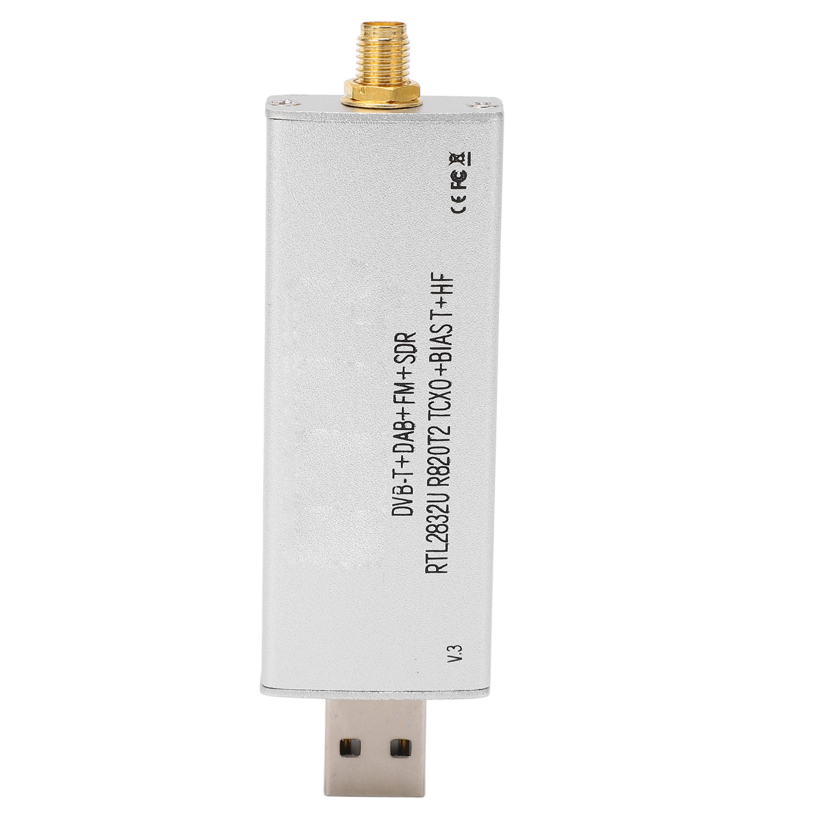 Récepteur Radio Sdr Rtl R820t2 Rtl2832u 1ppm Tcxo Sma 500 Khz - 1766 Mhz Pour La Réception Du Signal