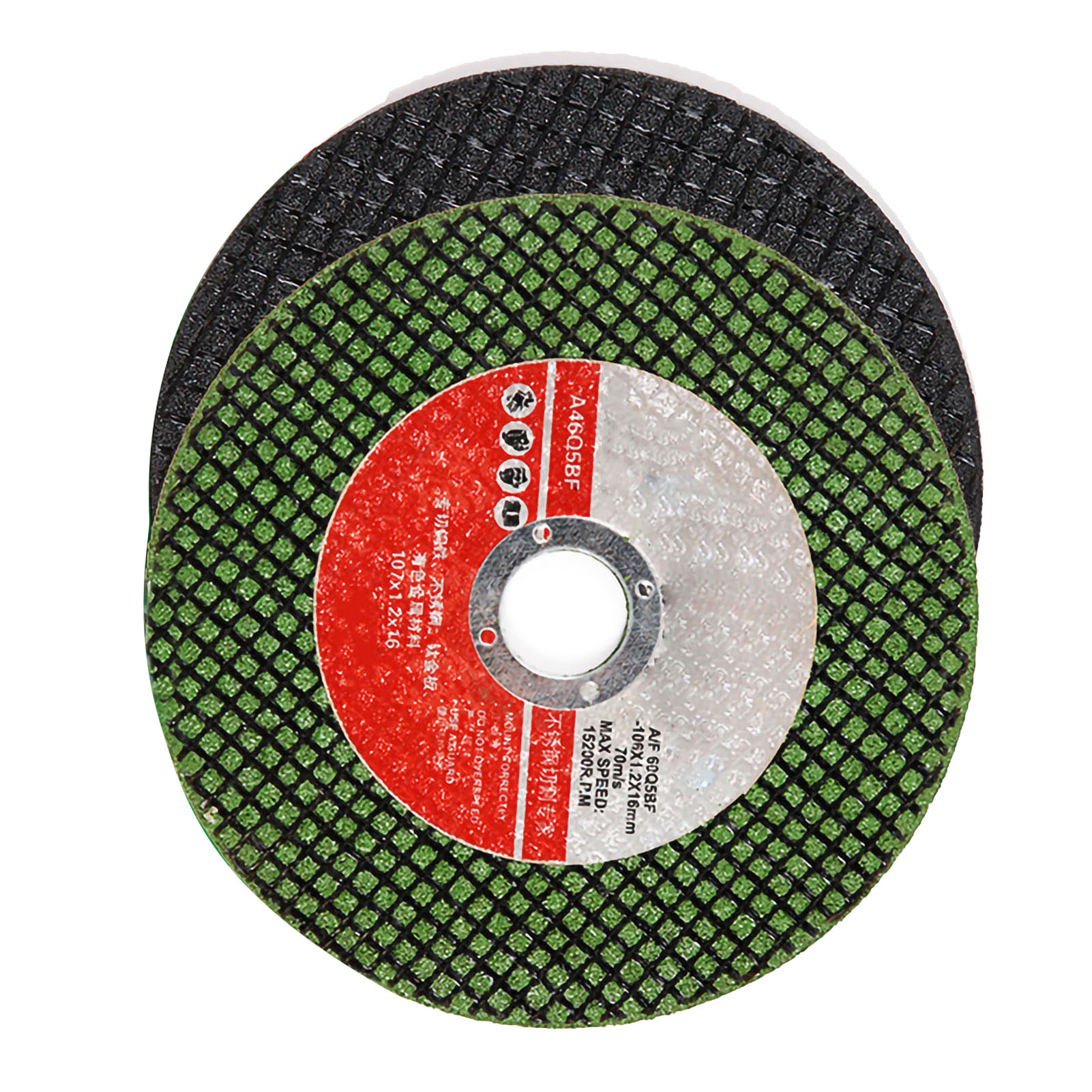 Lot De 25 Disques À Meuler Ultra-fins À Double Maille En Résine, Accessoires Pour Meuleuse D'Angle, Vert
