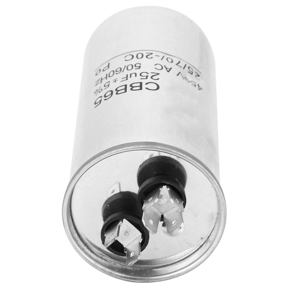 Condensateur Cbb65 25uf 450v À Boîtier En Aluminium, Antidéflagrant, Pour Moteur De Climatisation