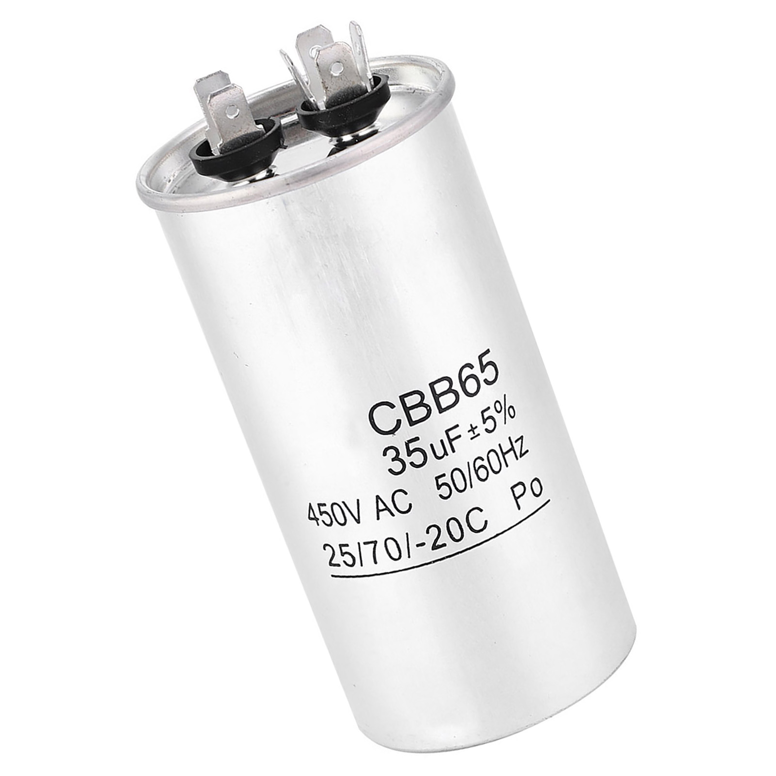 Condensateur Cbb65 450v 35uf À Feuille D'Aluminium Pour Climatisation, Condensateur De Démarrage