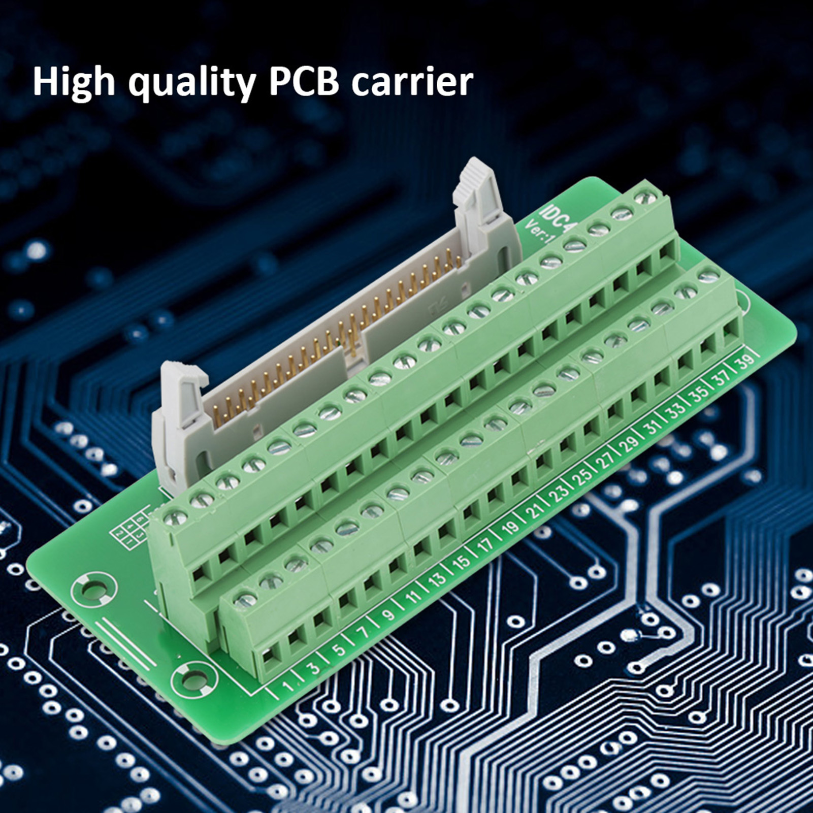 Connecteur Mâle 40 Broches Idc40p Pour Interface Plc Avec Support