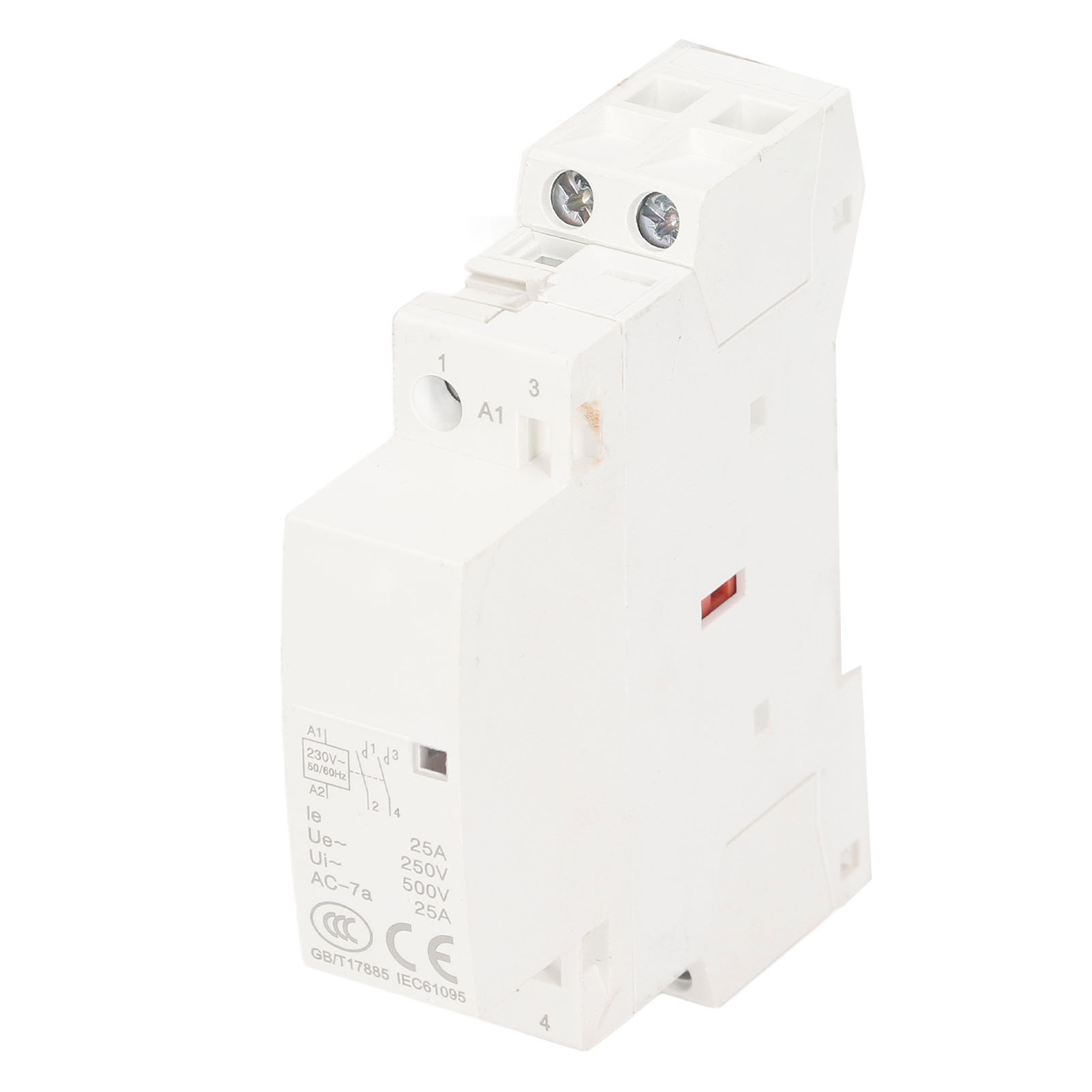 Contacteur De Circuit Électrique, Interrupteur De Commande, Installation Sur Rail, 2p 25a 250v Pour Usage Domestique