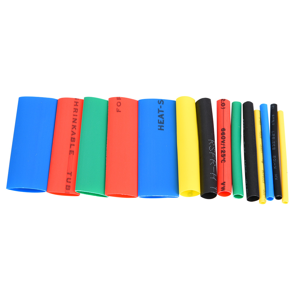 530 Pièces De Gaine Thermorétractable Isolée En Polyoléfine Pour Câbles Et Fils Électriques.
