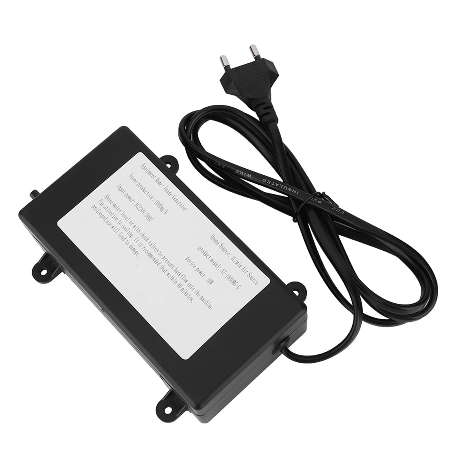 Générateur D'Ozone Portable 1000 Mg, Ozoniseur, Purificateur Et Stérilisateur D'Air, Prise Ue 220 V