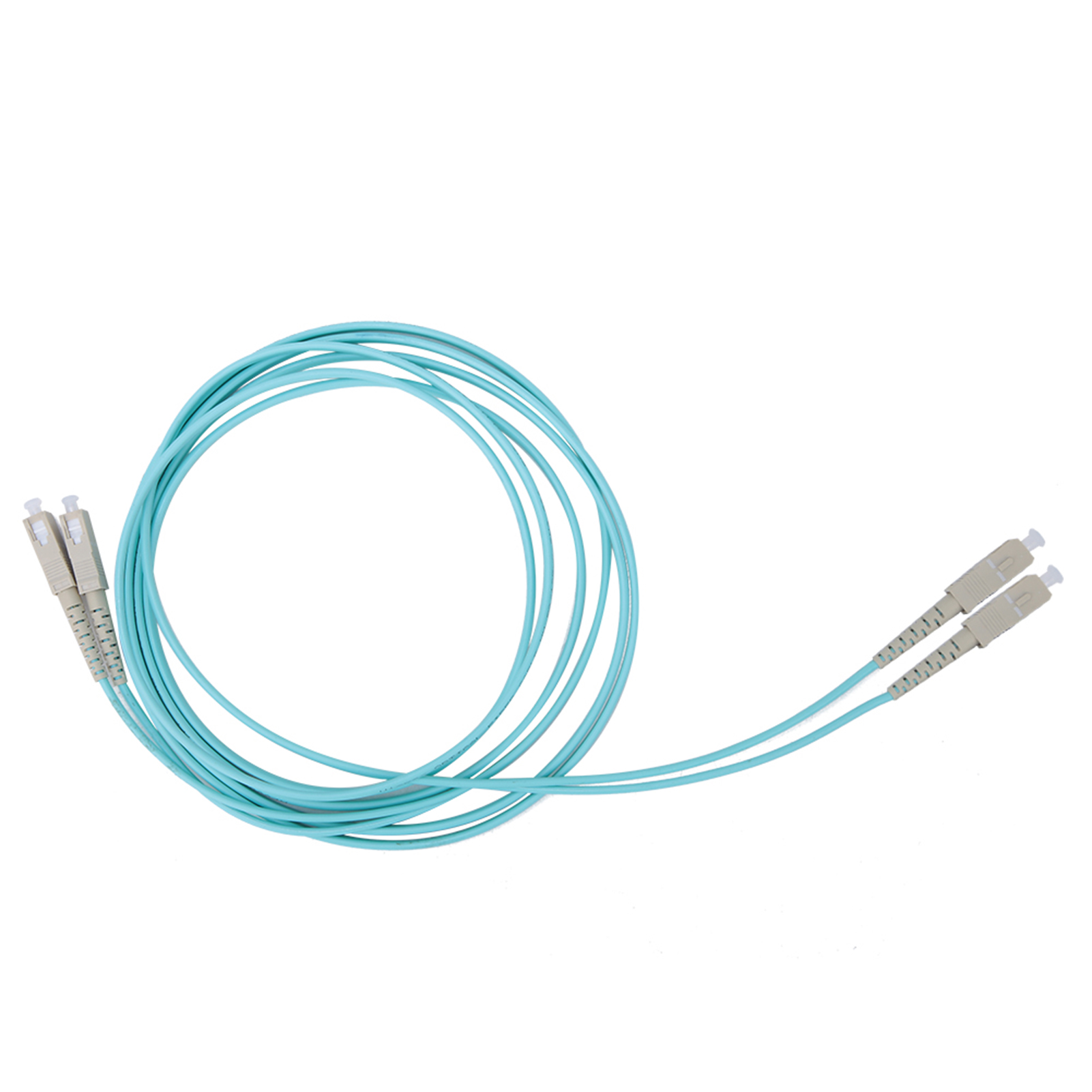 Câble À Fibre Optique Duplex Multimode Sc/upc Sc/upc 50/125-mm-om3 10 Gigabit 3 Mètres