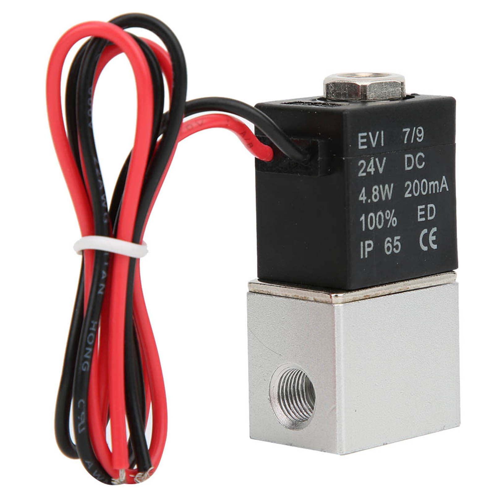Électrovanne 24 V Cc À Réponse Rapide, 2 Positions, 2 Voies, Air, Eau, Huile, G1/8