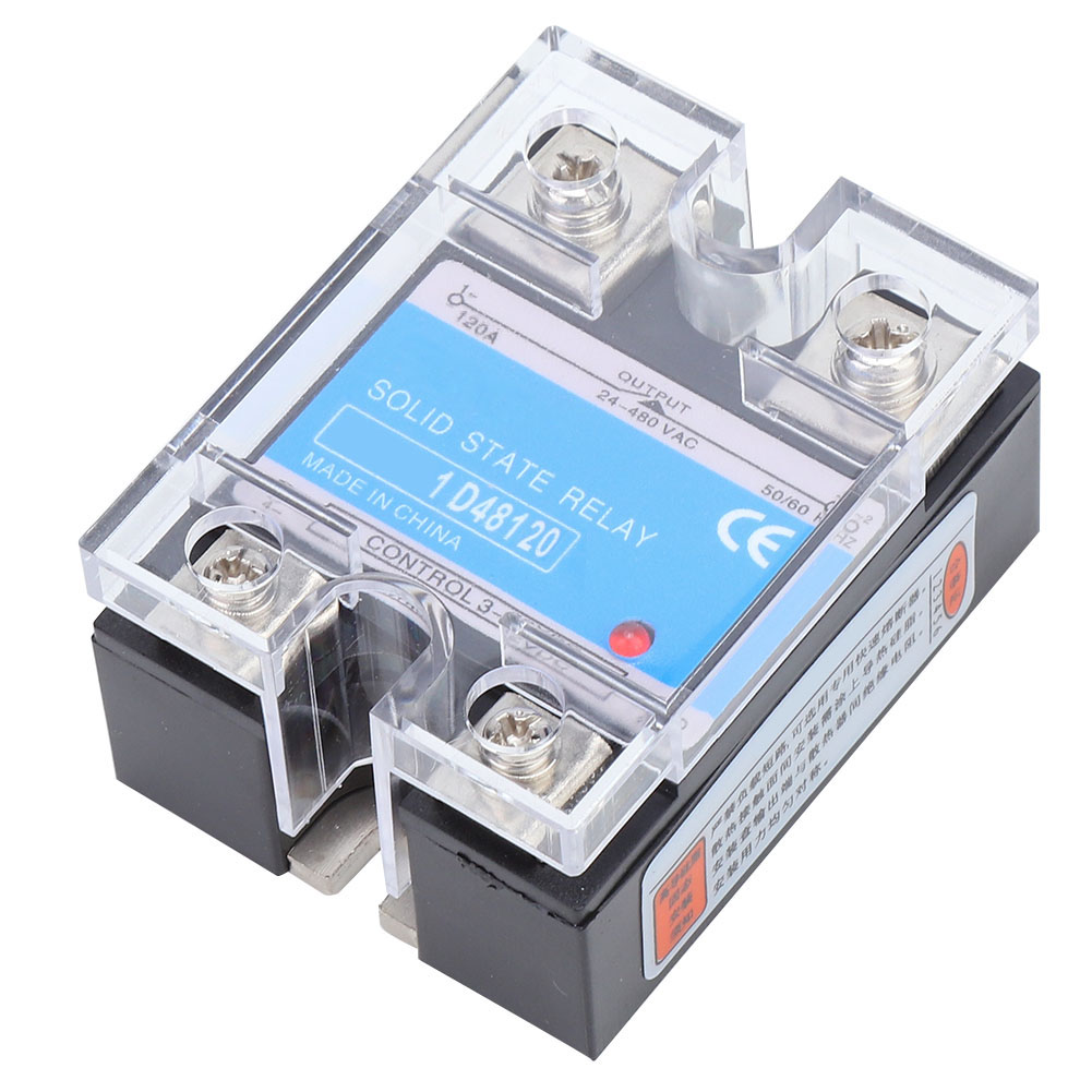 Relais Statique 3-32 V Cc, Charge 24-480 V Ca, Équipement Électrique Ssr Cc/ca (berm-1d 48120)