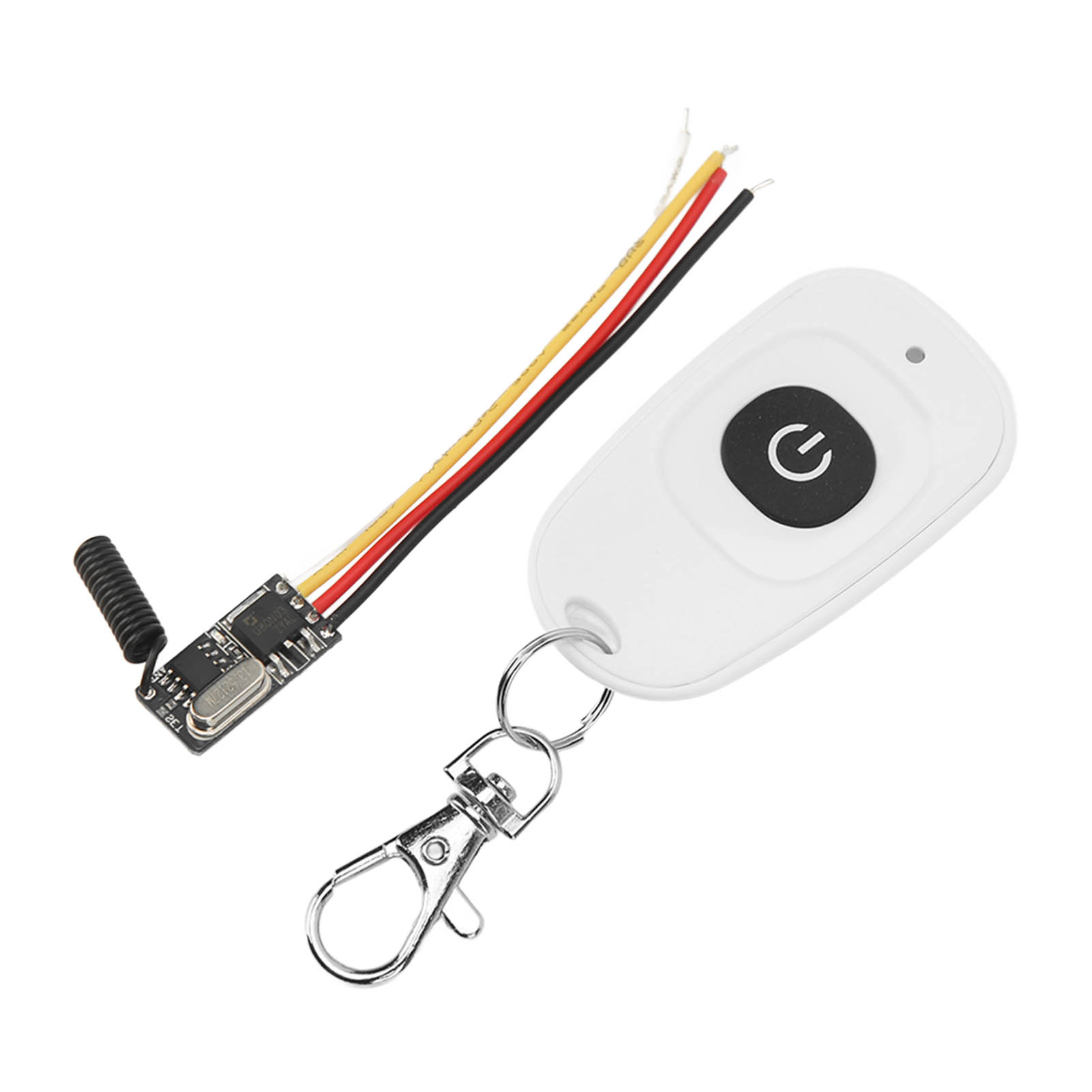 Mini Interrupteur Télécommandé Avec Relais Lumineux Led Haute Sensibilité Et Récepteur Cc 3,5-12 V