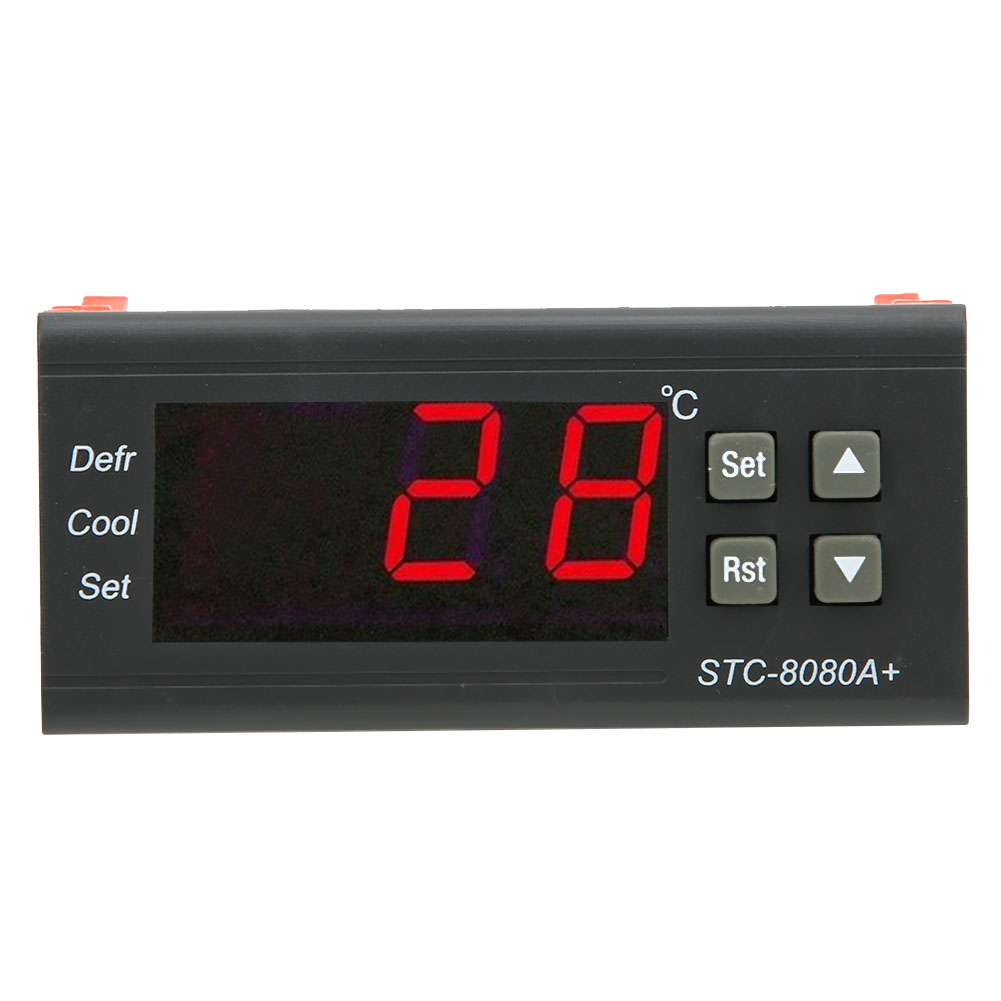 Thermostat Numérique Stc 8080a+ Avec Alarme De Dégivrage Et De Contrôle De Température