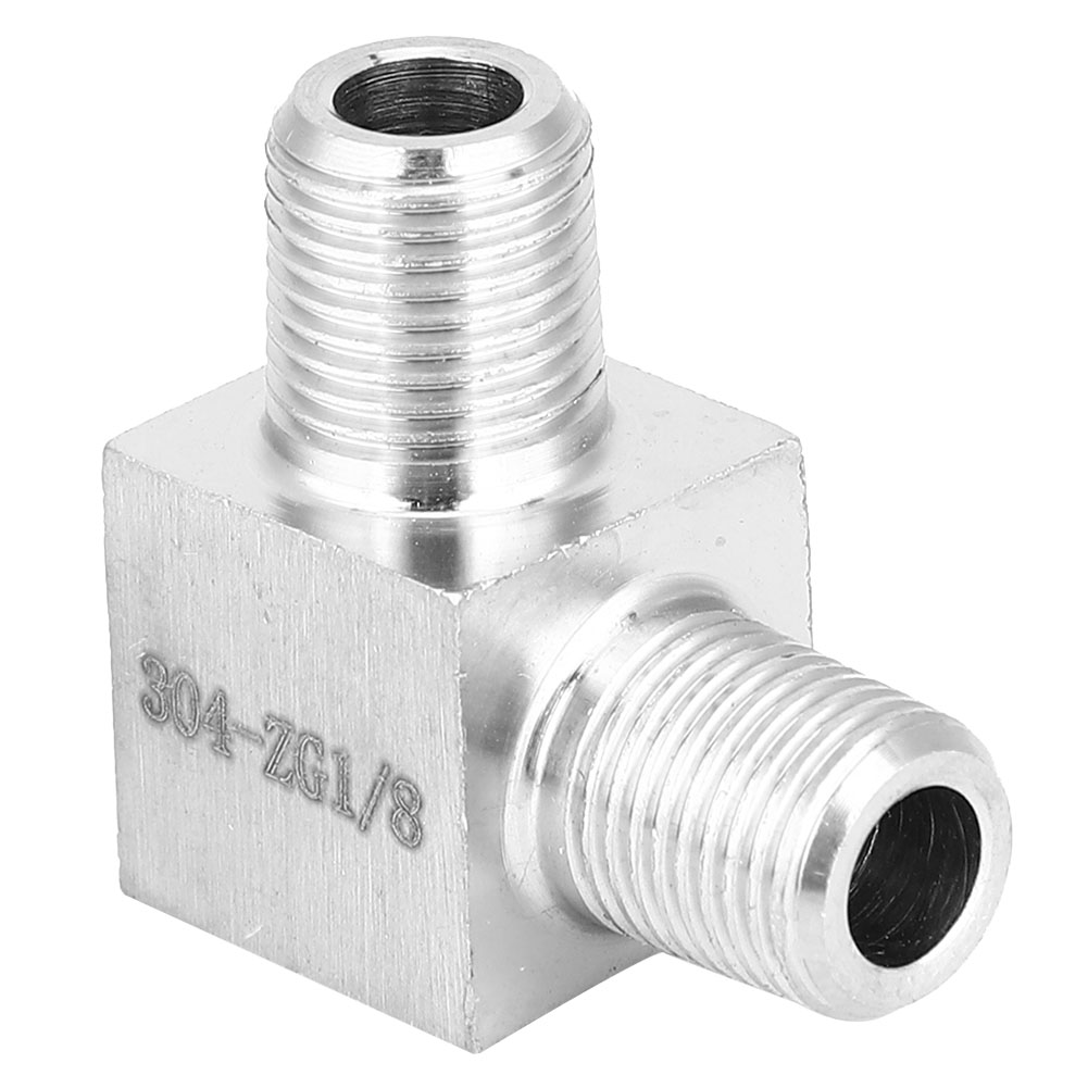 Raccord Coudé À 90° Bspt Mâle-mâle En Acier Inoxydable 304, Connecteur De Tuyauterie 1/8