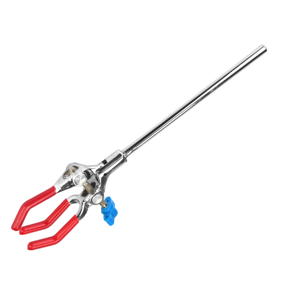 Pince À Trois Mâchoires Pour Instrument De Laboratoire Chimique, Support De Condenseur En Alliage De Zinc Pour Cornue (grand Format)