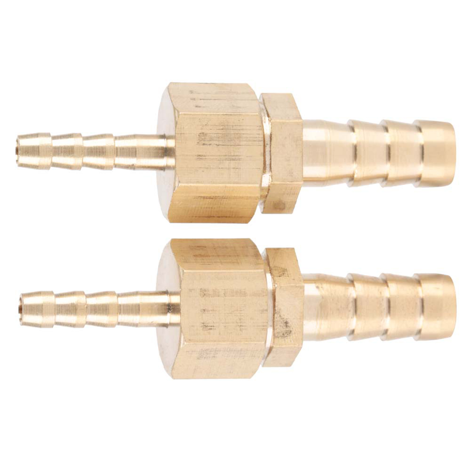 2 Raccords En Laiton 4-8 Mm, Réducteurs De Tuyau À Embout Cannelé, Connecteurs De Réduction
