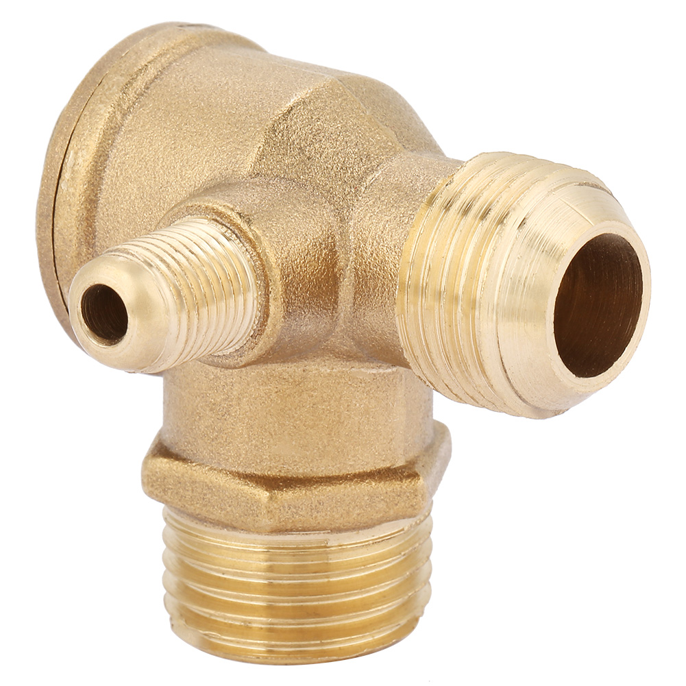 Clapet Anti-retour En Laiton À Filetage Mâle 90° Pour Compresseur D'Air, Pièces Détachées 20 X 19 X 10 Mm