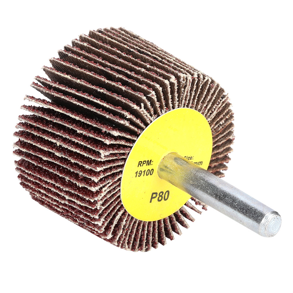 Lot De 10 Disques De Ponçage À Lamelles, Tige De 6 Mm, 40 X 25 X 6 Mm