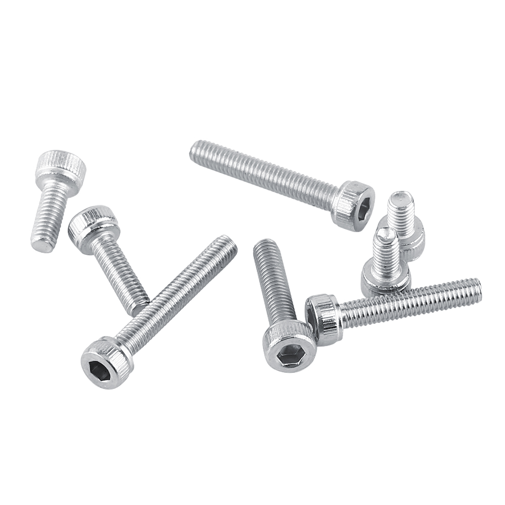 Assortiment De 340 Vis Et Écrous À Tête Hexagonale Creuse En Acier Inoxydable Ss304 M3