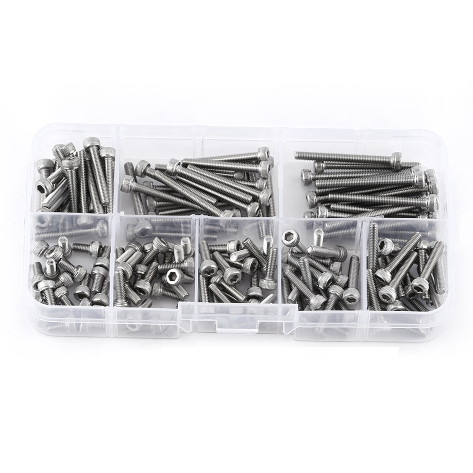 160 Vis À Tête Hexagonale Creuse En Acier Inoxydable Ss304, Filetage Métrique M3