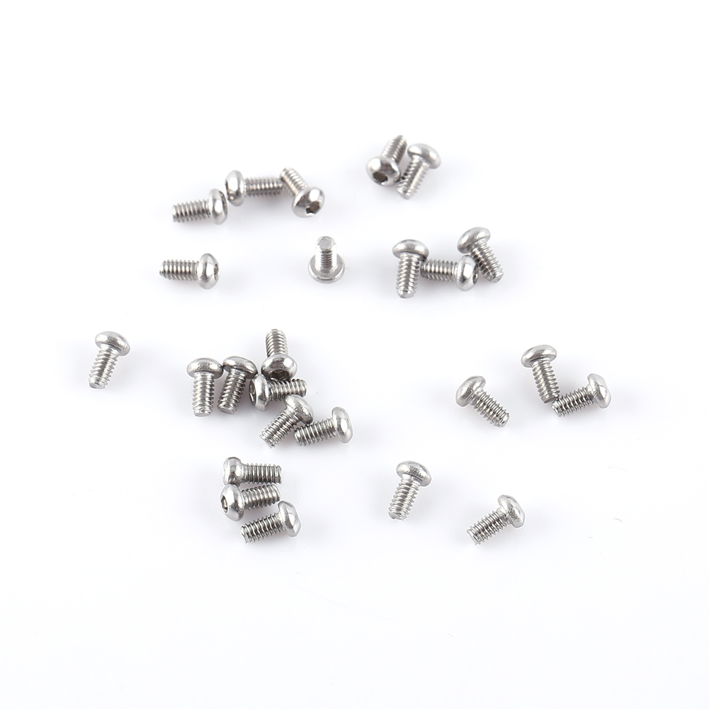 Assortiment De 250 Vis À Six Pans Creux M2 Avec Écrous Hexagonaux En Acier Inoxydable A2 (tête Bouton)