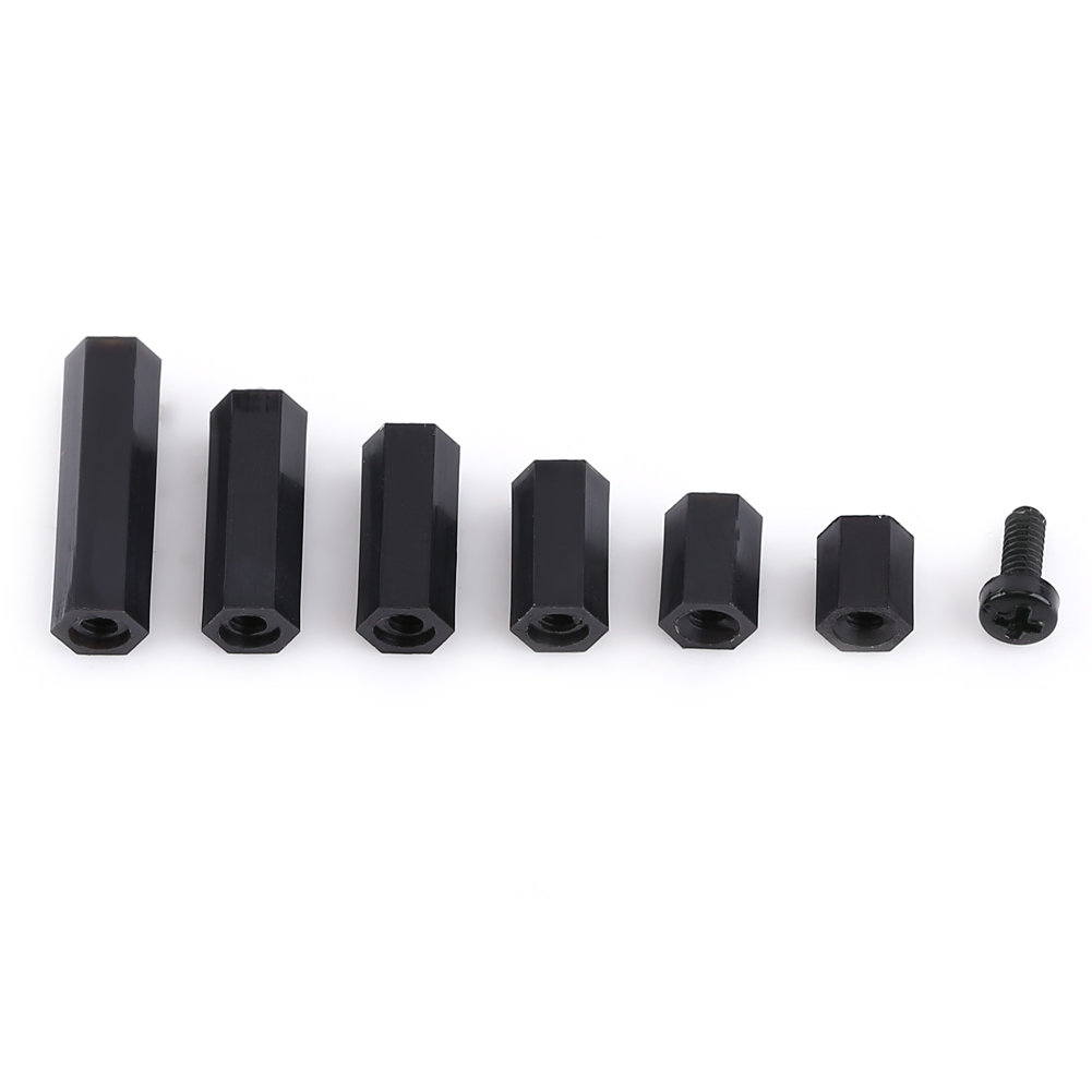 Kit D'Assortiment De 250 Vis D'Espacement De Colonne Hexagonales Femelles M2 En Nylon (entretoise Femelle M2 D)