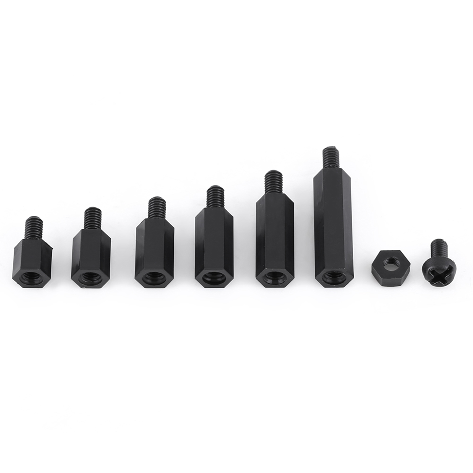 Kit D'Assortiment De 250 Vis D'Entretoise Hexagonales M2 En Nylon (entretoise Mâle M2 C)