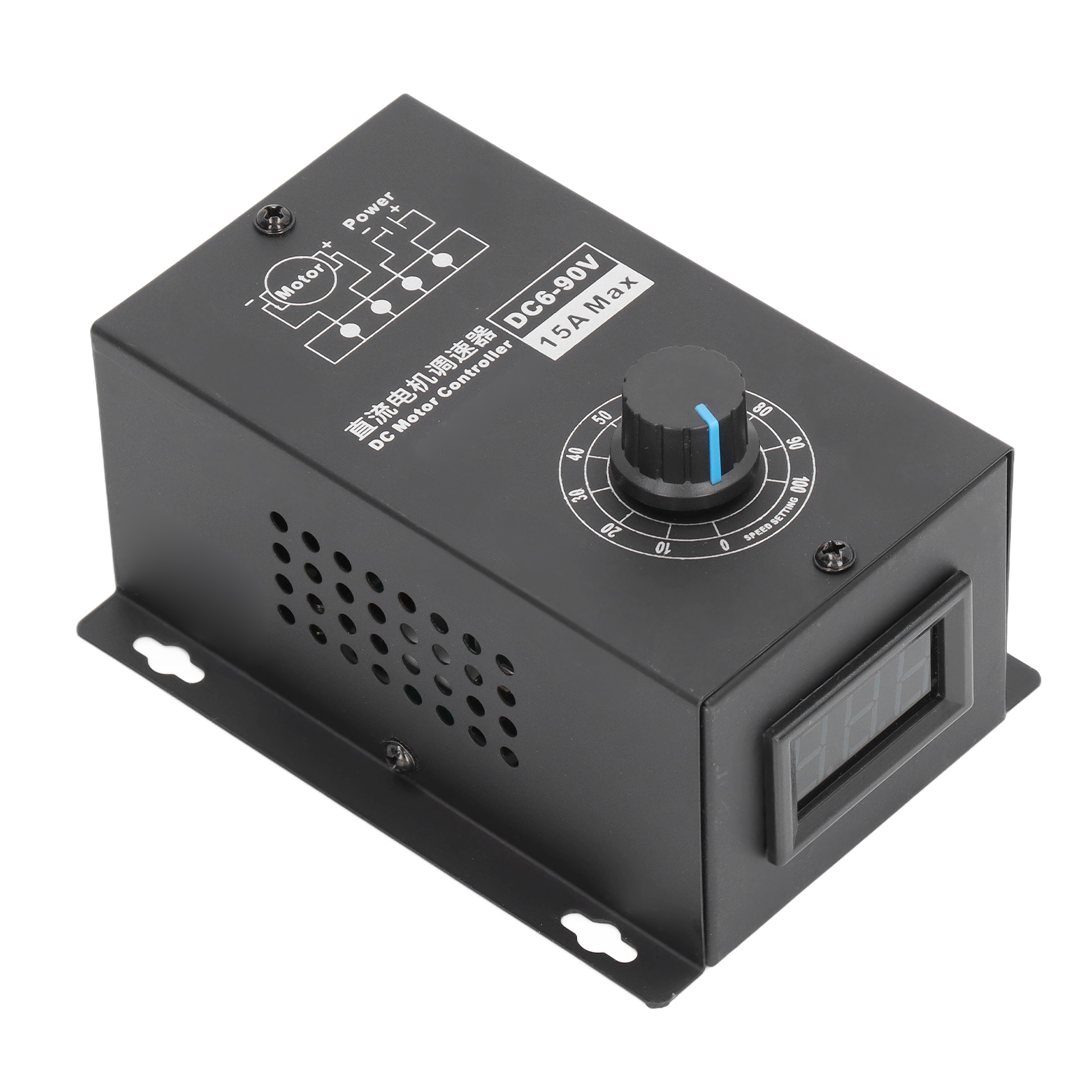 Contrôleur De Vitesse Pour Moteur Cc, Régulateur De Vitesse Universel, Module Pwm 15 A, Rotation Avant Et Arrière