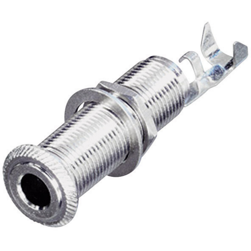 Rean Av Nys221 Klinken-steckverbinder 6.35 Mm Buchse, Einbau Horizontal Polzahl: 3 Stereo Silber 1 S