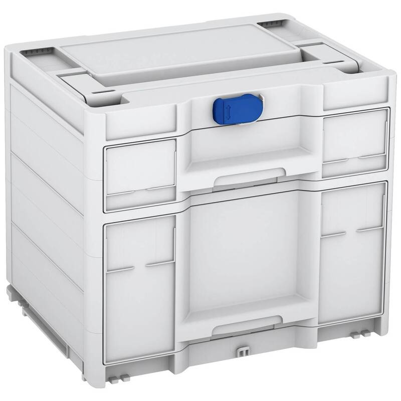 [neuwertig] B-ware Tanos Transportkiste Systainer³ Sortainer Abs Kunststoff 396x330x296mm Grau