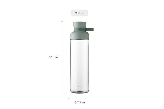 Pasabahce Mepal Vita Flasche Schwarz 900 ml Hydration