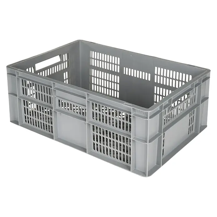 BAUHAUS Eurobox (43 l, L x B x H: 40 x 60 x 24 cm, Grau, Offen)
