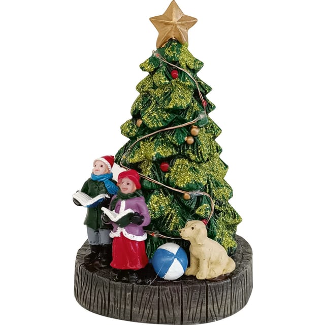 OBI Weihnachtsdorf Figur 100 mm Mehrfarbig Sortiert