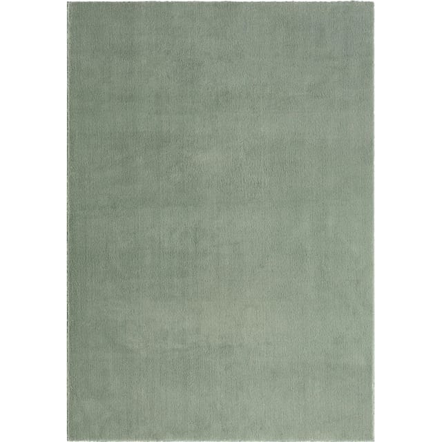 Mömax Hochflorteppich Nemo 1 in Grün ca. 60x110cm