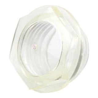 KIPP Ölschauglas D1=M18X1,5 D=25,5 Form A thermoplast ohne Reflektor