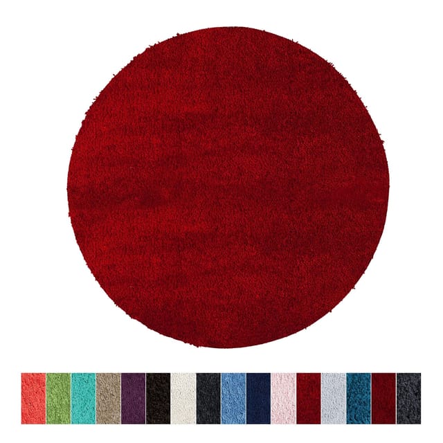 Badematte Sky Soft Rot 95 cm Durchmesser