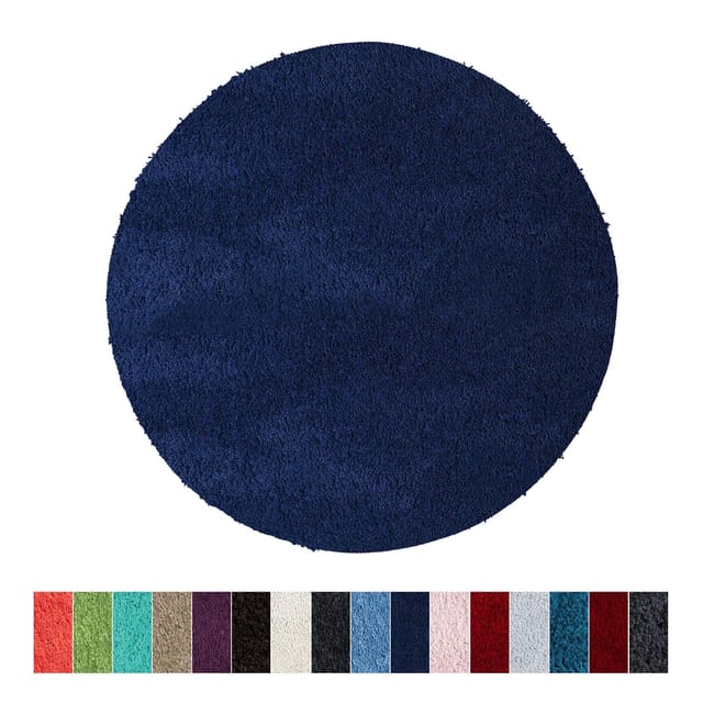 Badematte Sky Soft Navy 95 cm Durchmesser