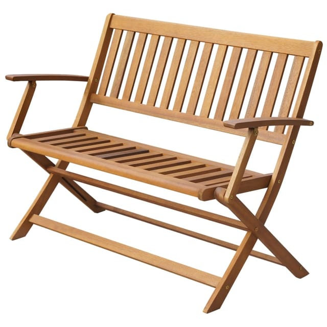 Gartenbank 120 cm Massivholz Akazie - Vidaxl
