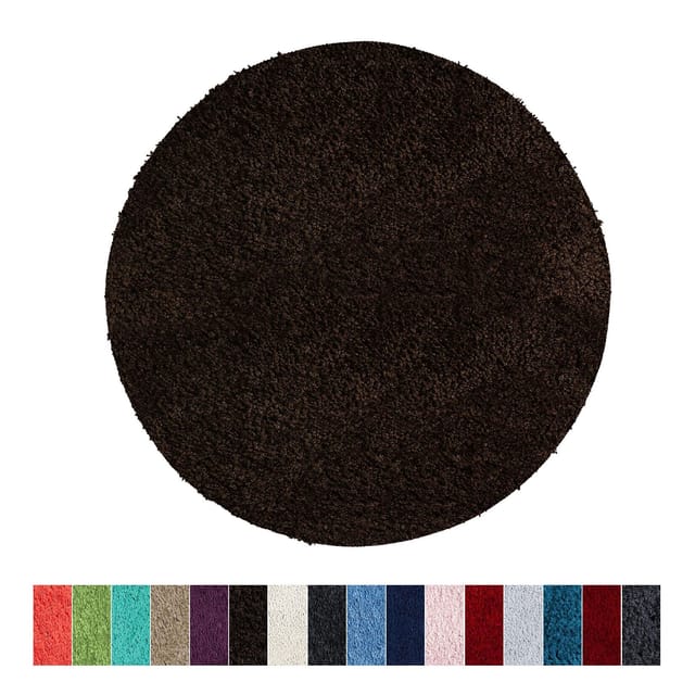 Badematte Sky Soft Braun 95 cm Durchmesser